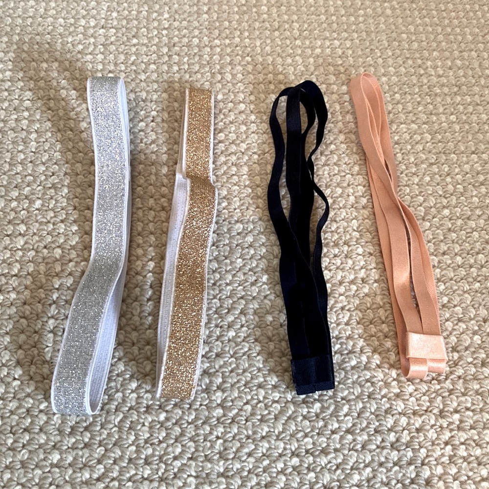 NWOT A Set of 4 Headbands (two metallic ones from Crewcuts)